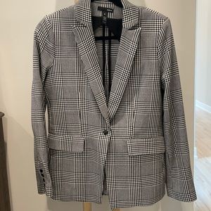 Worn once dry cleaned Bloomingdales aqua oversized blazer